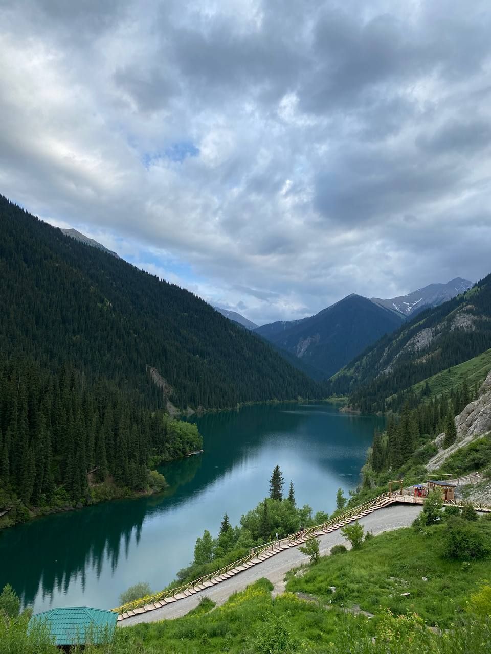 Кольсайские озёра в мае